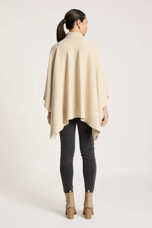 Eb & Ive Samira Poncho Bisque