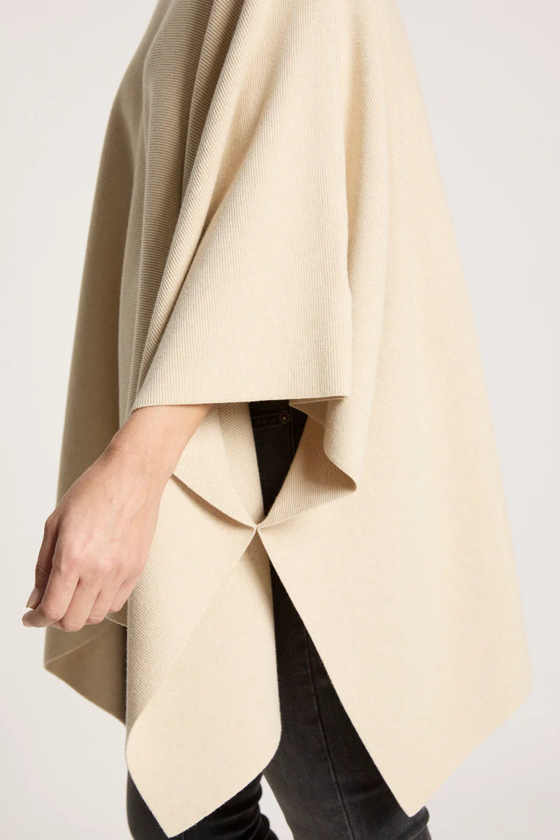Eb & Ive Samira Poncho Bisque
