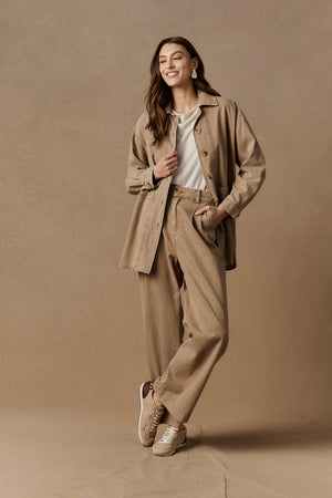 Eb & Ive Bodhi Denim Pant Fawn