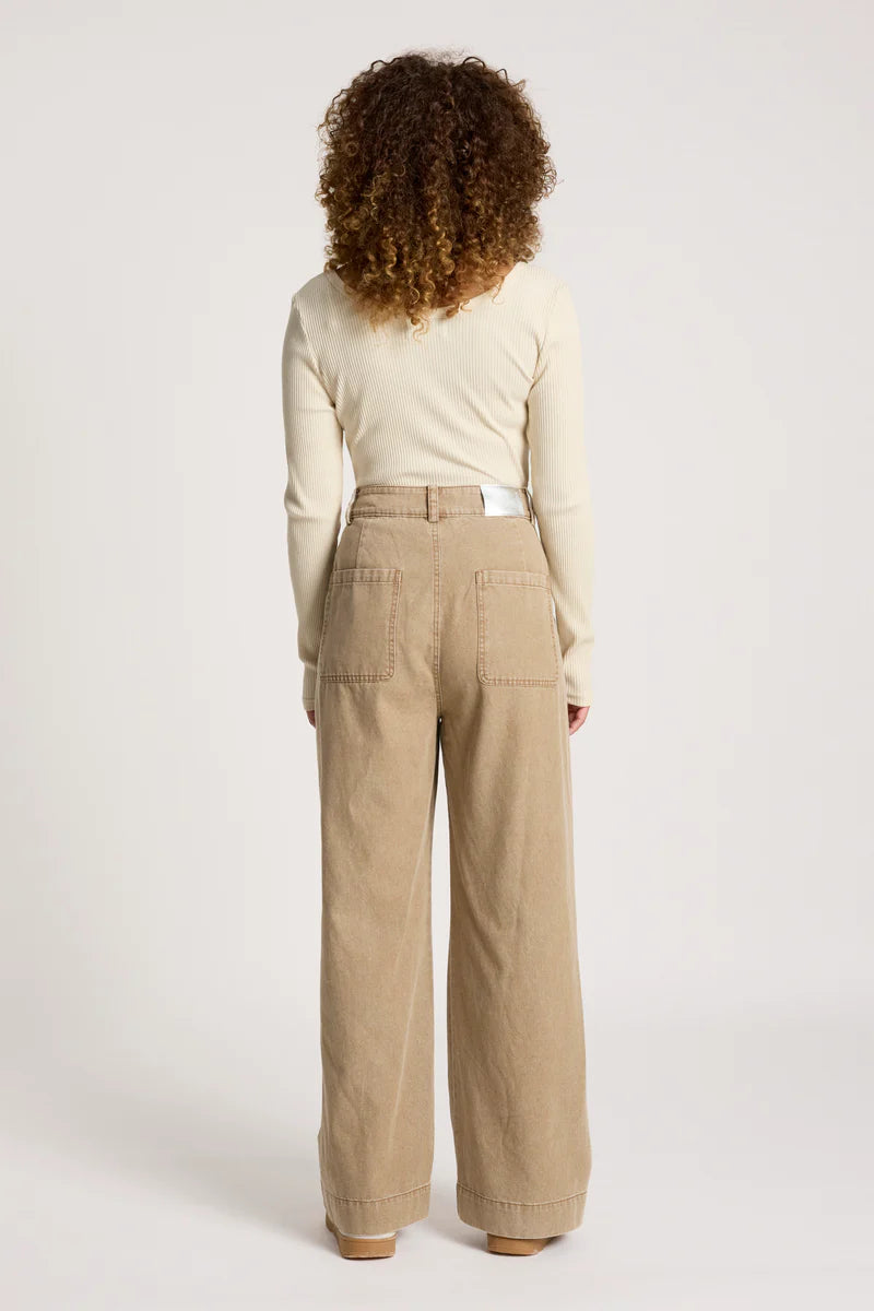 Eb & Ive Bodhi Denim Pant Fawn