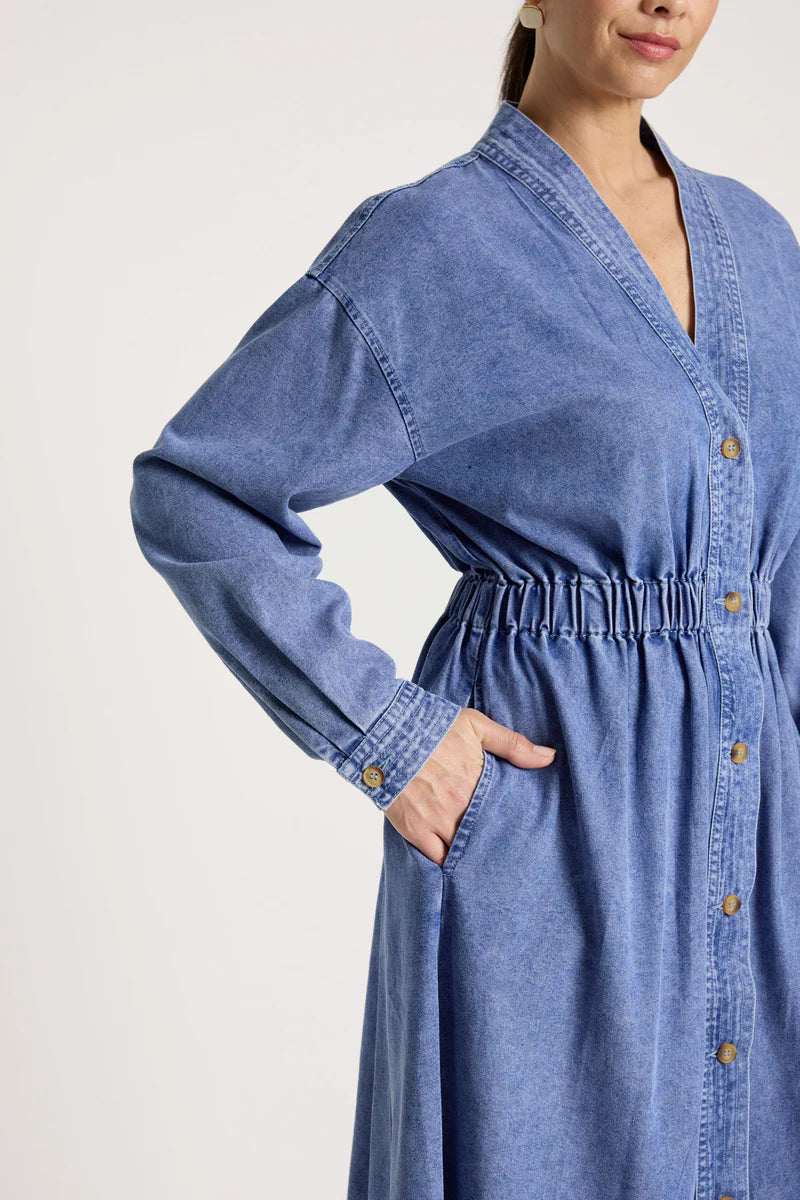 Eb & Ive Bodhi Denim Dress Denim