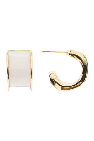 Eb & Ive Amira Earring White