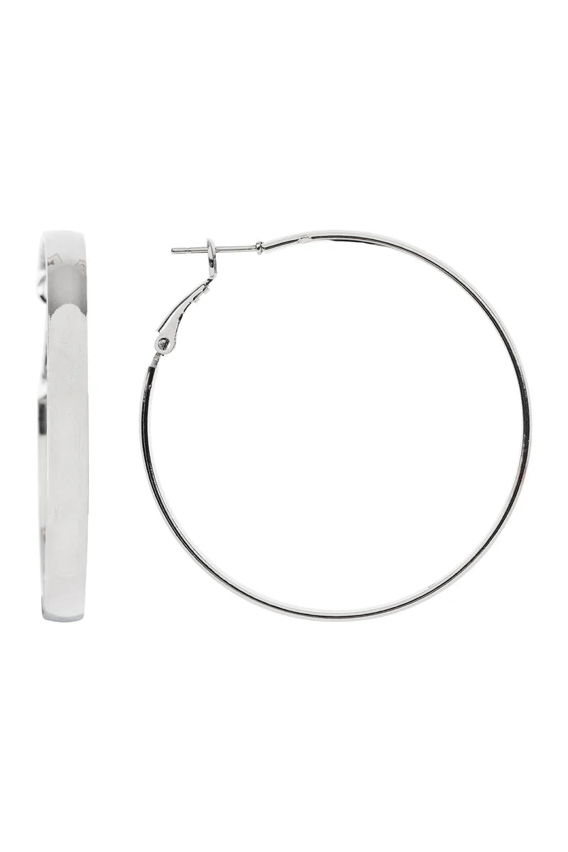 Eb & Ive Rumi Hoop Earring Silver