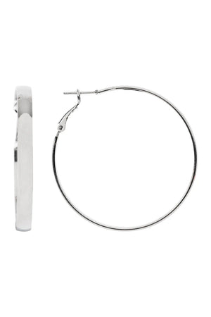 Eb & Ive Rumi Hoop Earring Silver