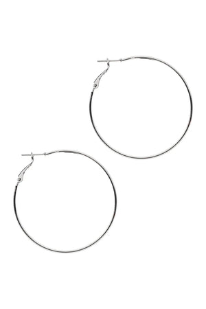Eb & Ive Rumi Hoop Earring Silver