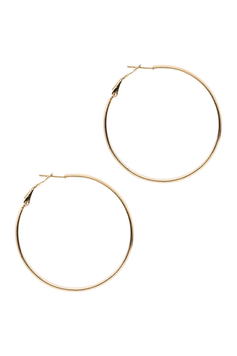 Eb & Ive Rumi Hoop Earring Gold