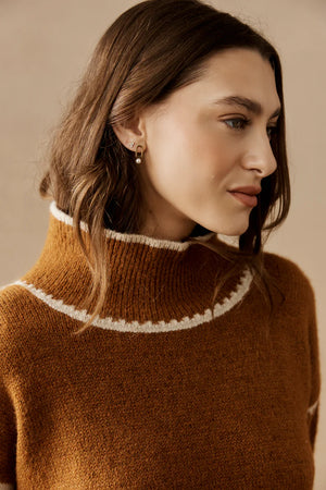 Eb & Ive Heritage Earring Oval Pearl