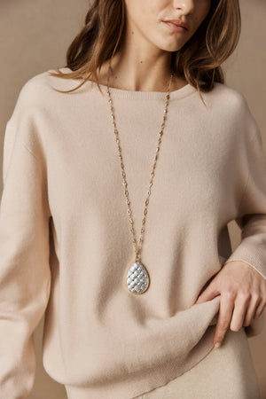 Eb & Ive Tala Pendant Necklace Silver