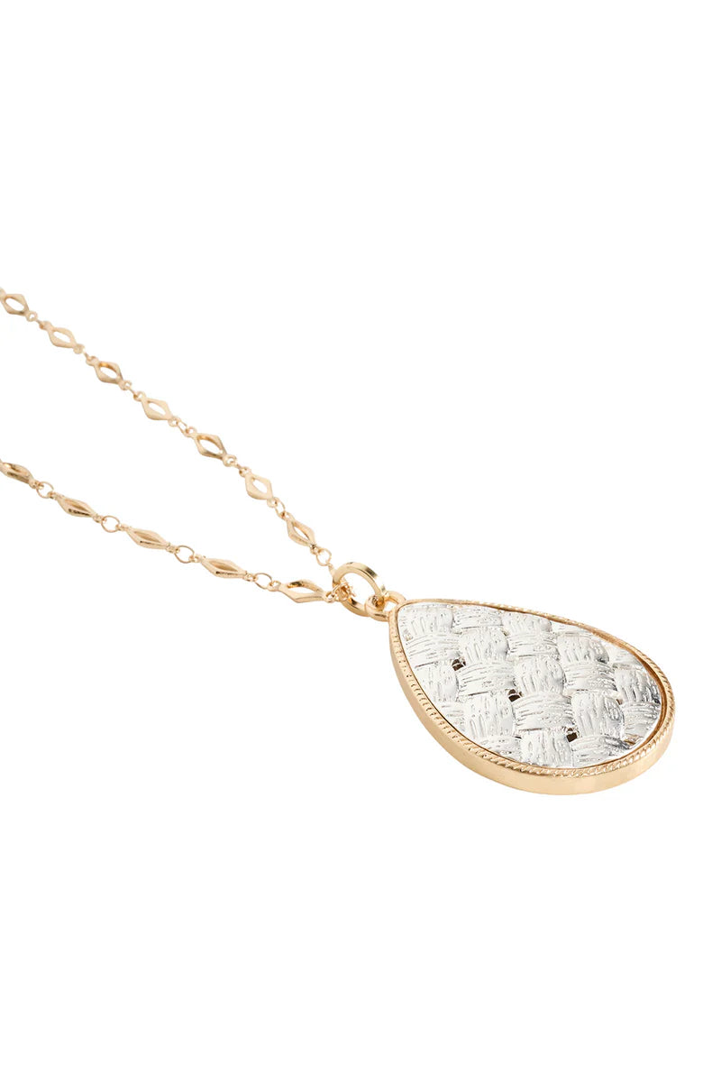 Eb & Ive Tala Pendant Necklace Silver