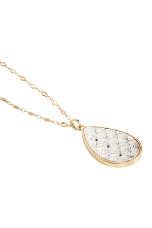 Eb & Ive Tala Pendant Necklace Silver