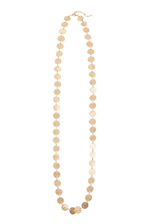 Eb & Ive Tala Token Necklace Gold