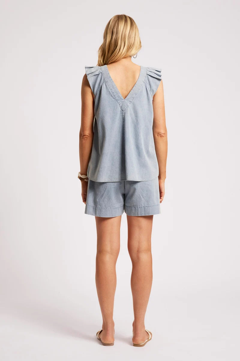 Eb & Ive Roam Top Denim