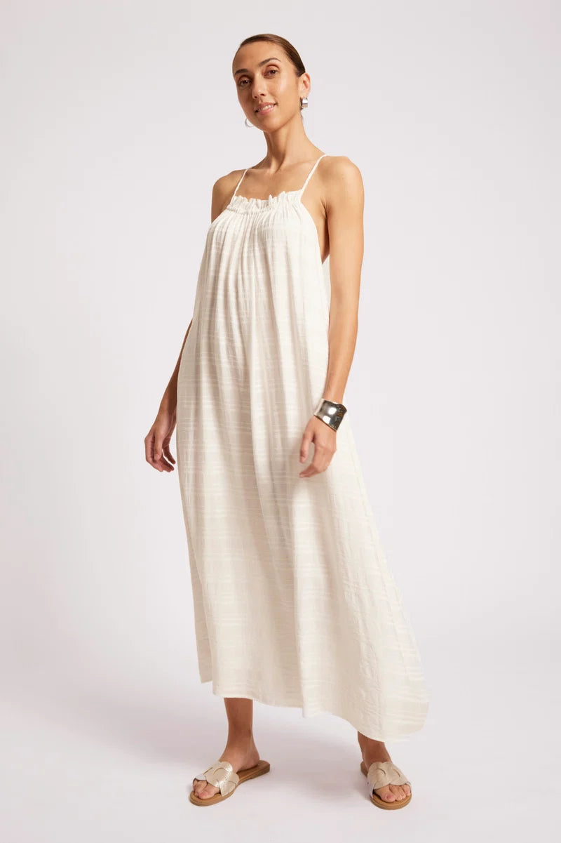 Eb & Ive Sovana Tank Maxi Dress White