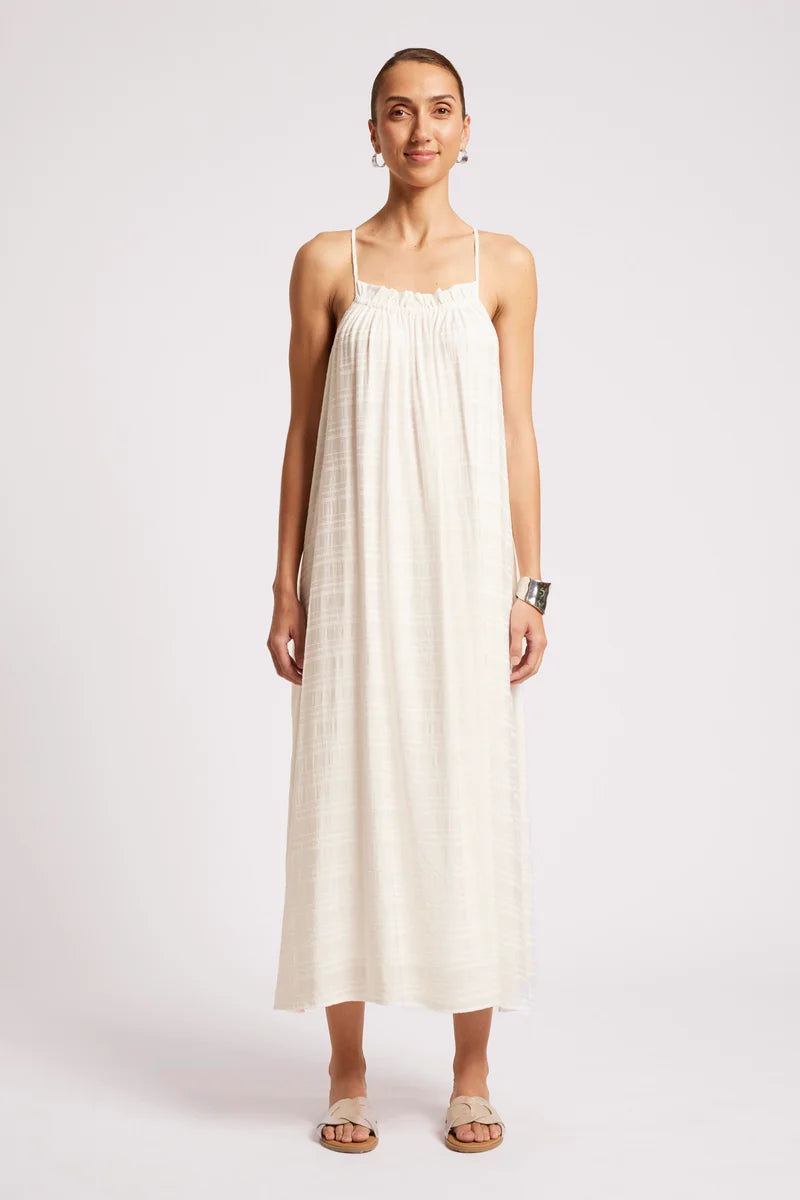 Eb & Ive Sovana Tank Maxi Dress White