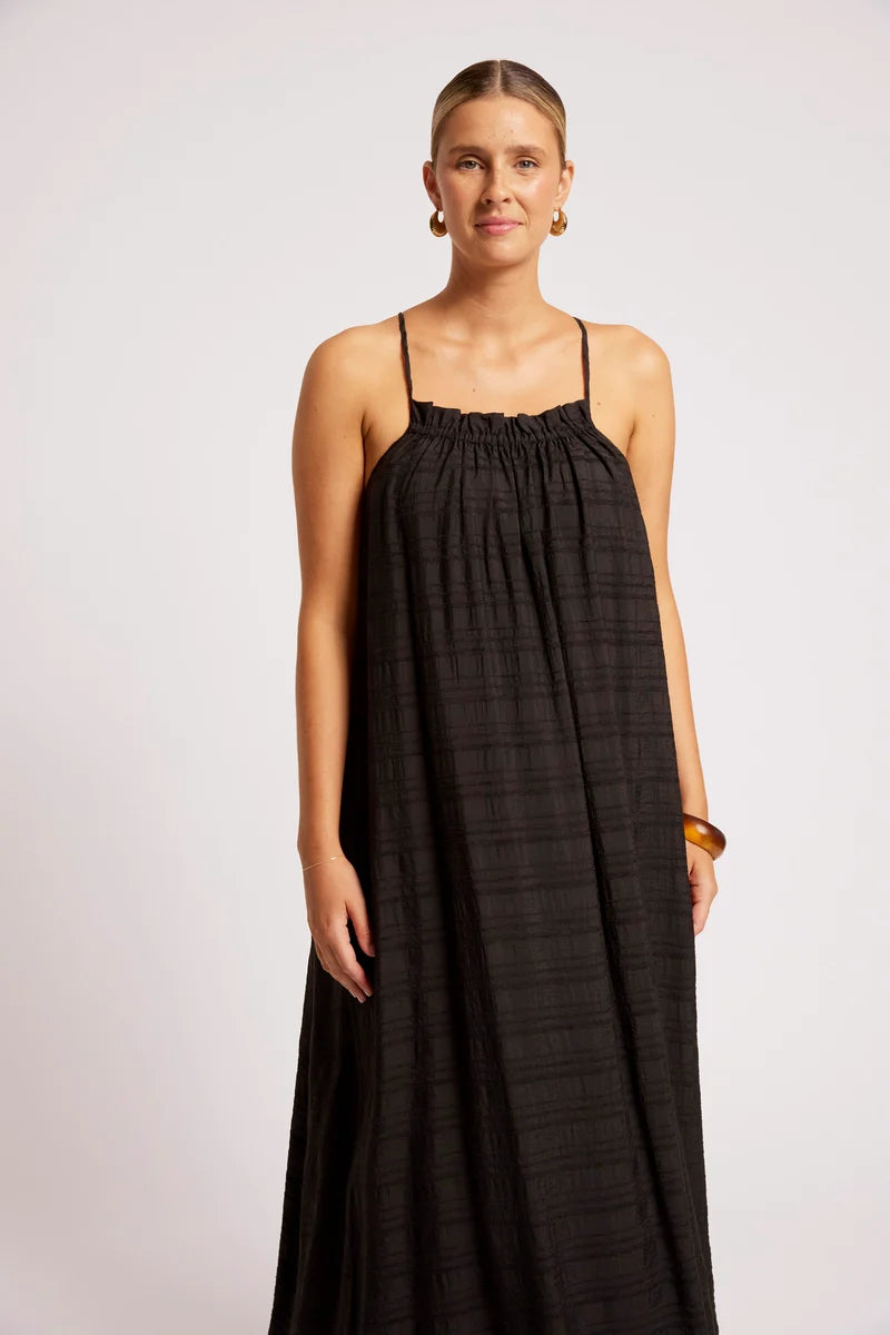 Eb & Ive Sovana Tank Maxi Dress Black