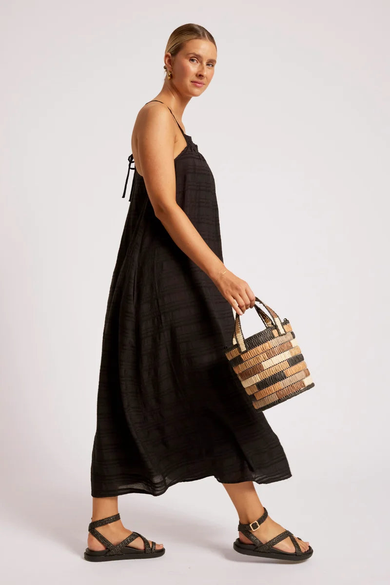 Eb & Ive Sovana Tank Maxi Dress Black