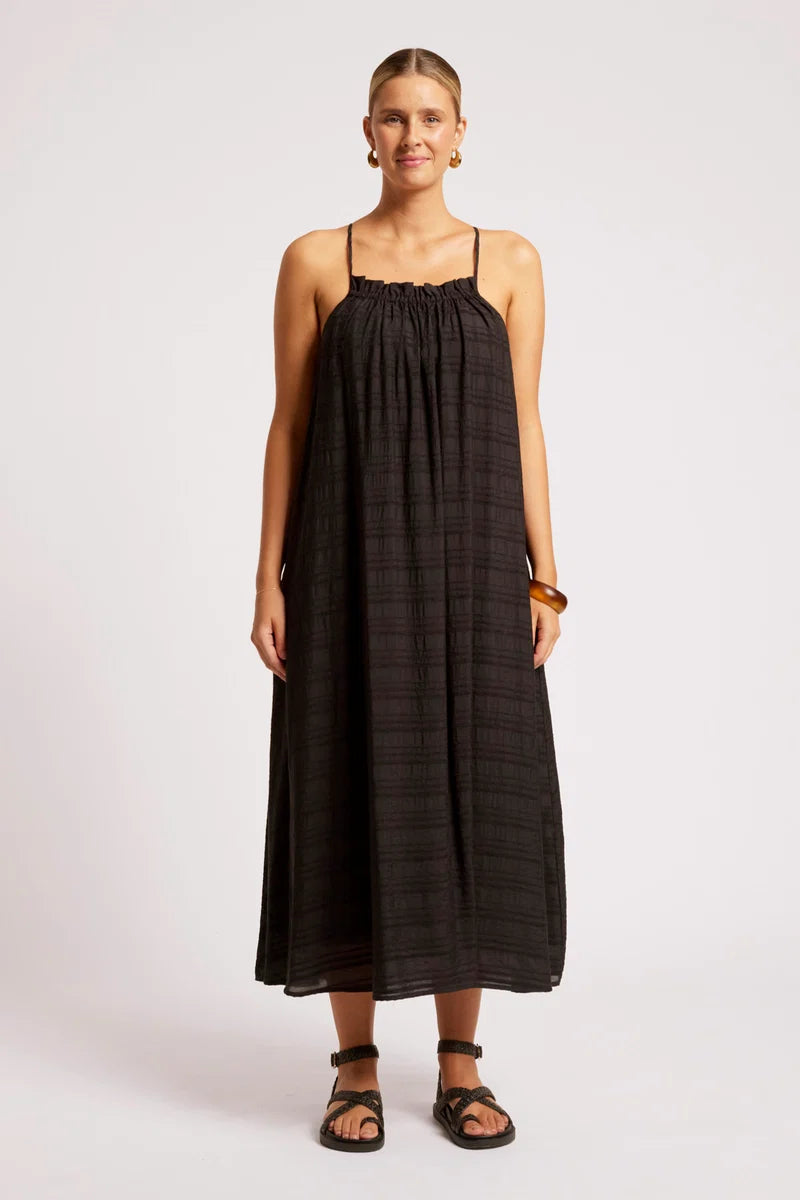 Eb & Ive Sovana Tank Maxi Dress Black