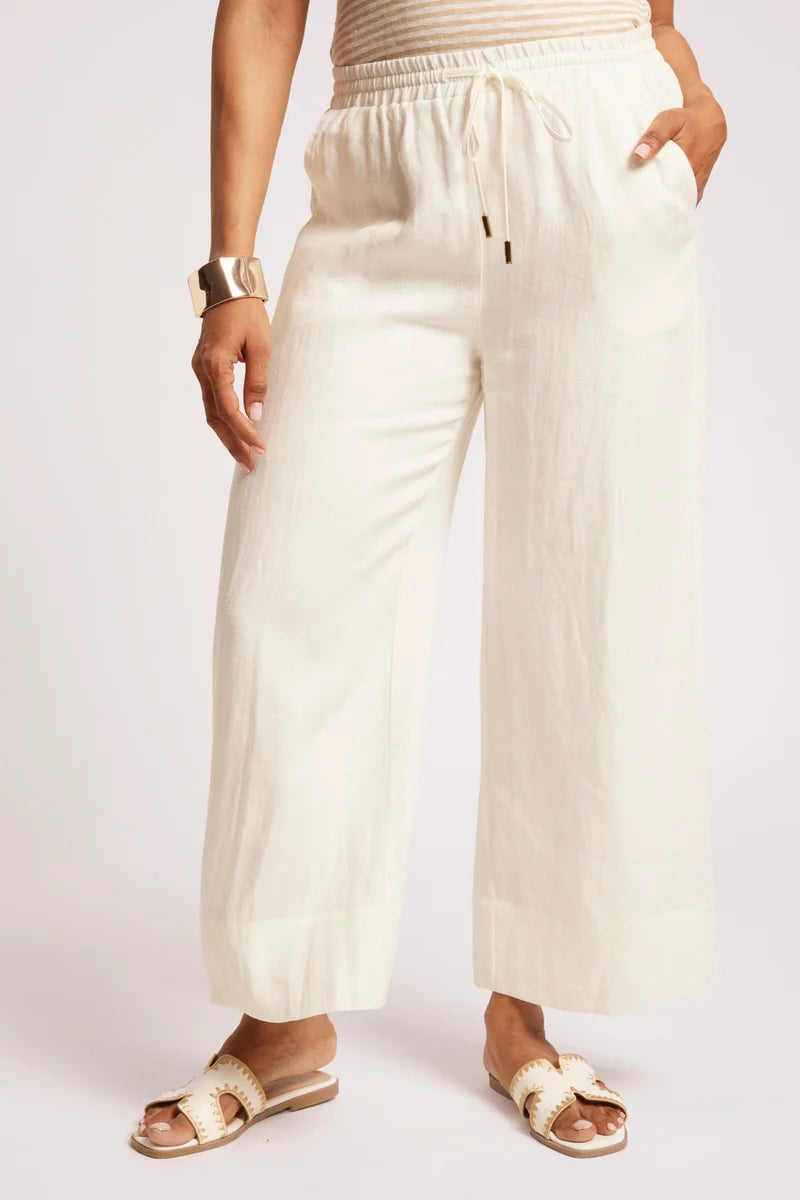 Eb & Ive Cove Relaxed Pant White