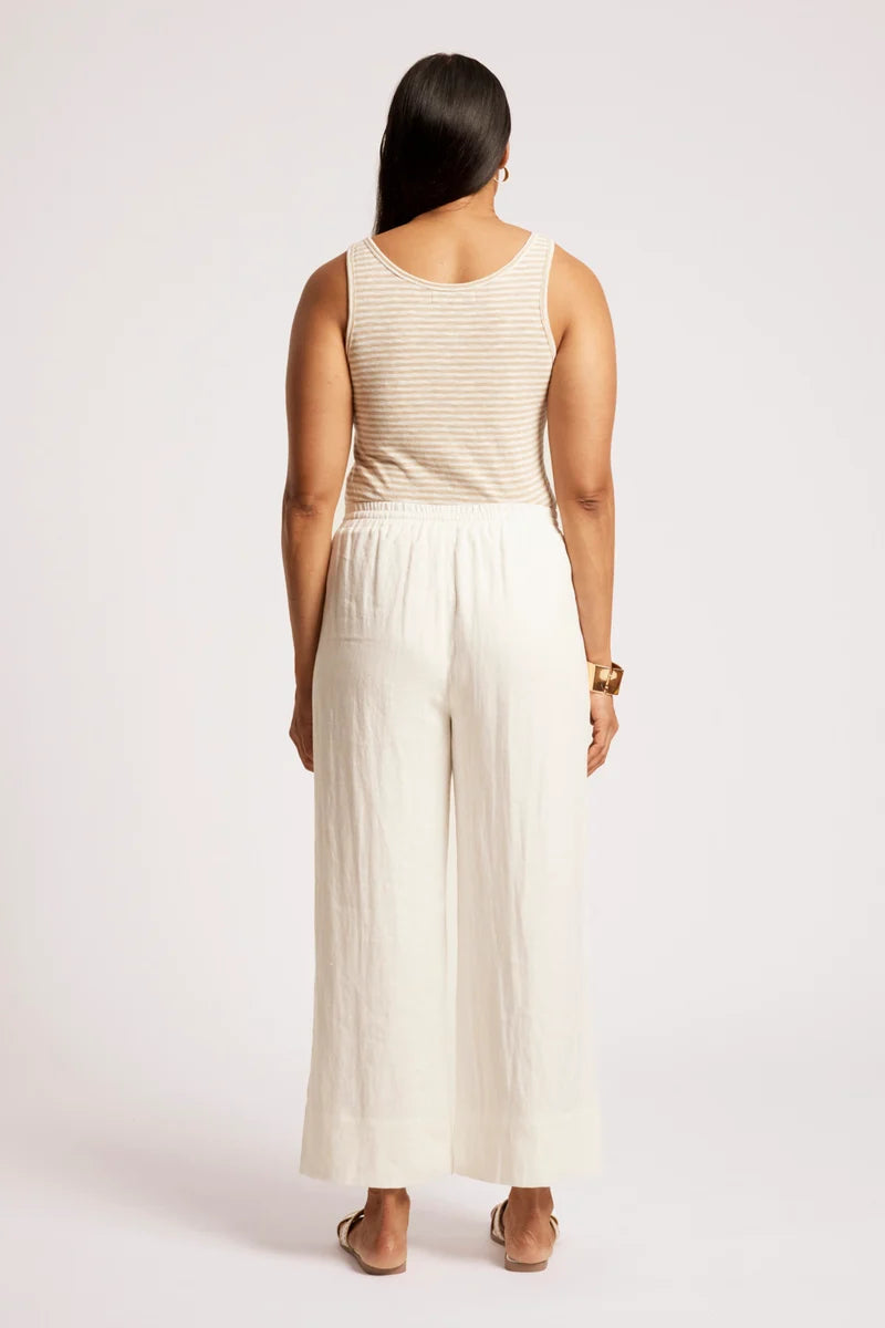 Eb & Ive Cove Relaxed Pant White