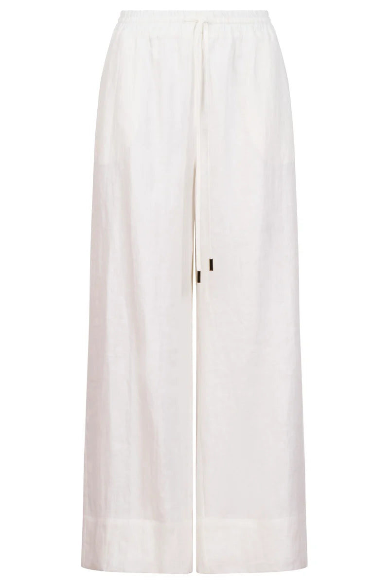 Eb & Ive Cove Relaxed Pant White