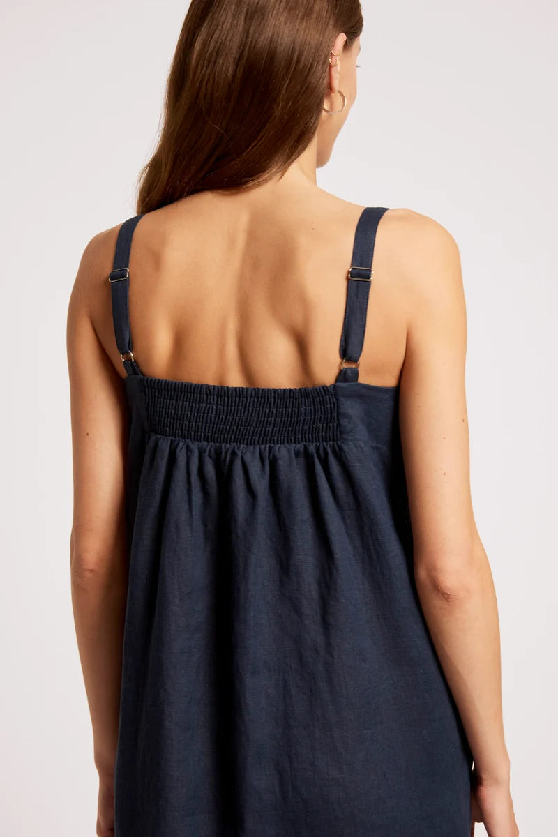Eb & Ive Cove Tank Dress Indigo