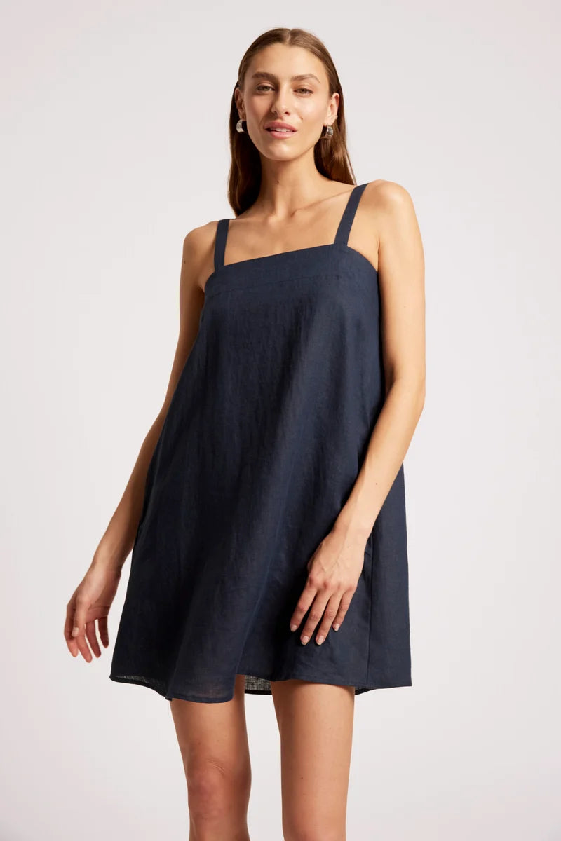 Eb & Ive Cove Tank Dress Indigo