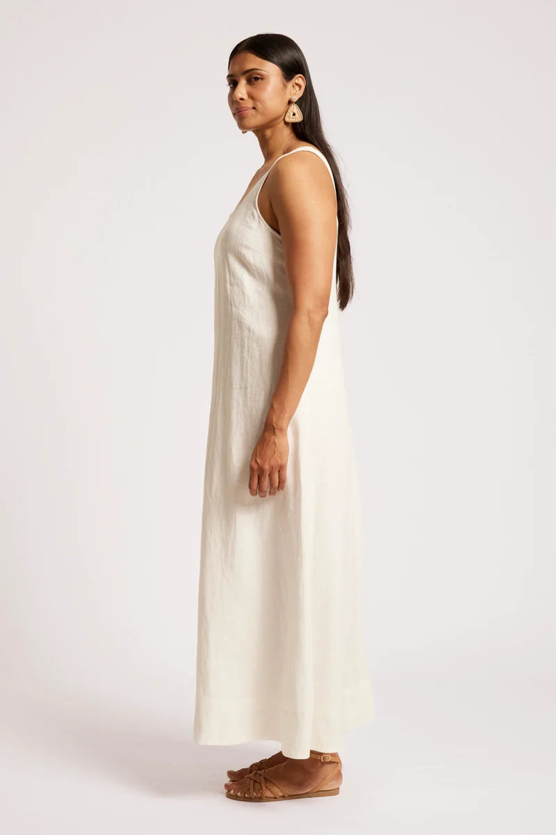 Eb & Ive Cove Tank Maxi Dress White