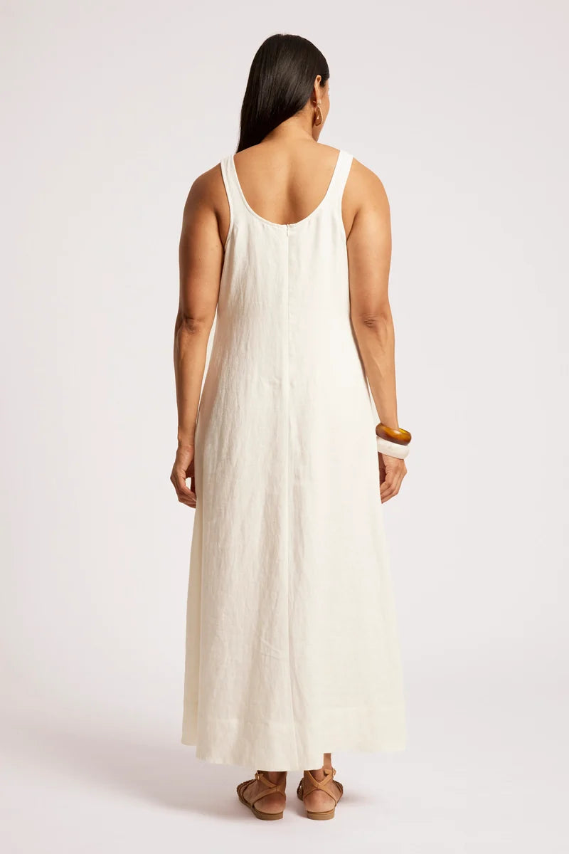 Eb & Ive Cove Tank Maxi Dress White