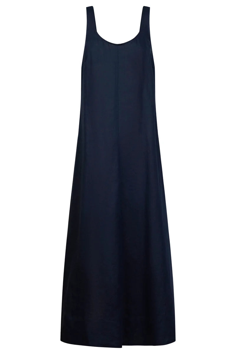 Eb & Ive Cove Tank Maxi Dress Indigo
