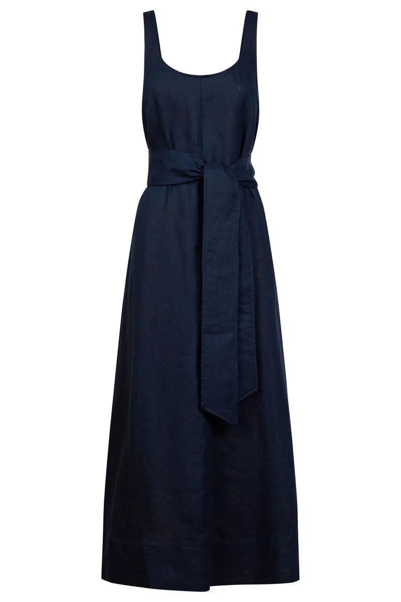 Eb & Ive Cove Tank Maxi Dress Indigo