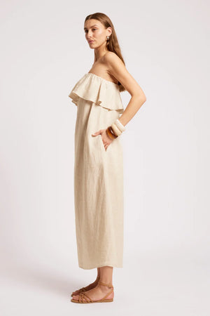 Eb & Ive Maris Strapless Dress Tusk