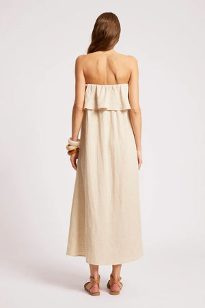 Eb & Ive Maris Strapless Dress Tusk
