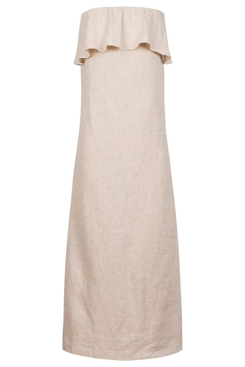Eb & Ive Maris Strapless Dress Tusk