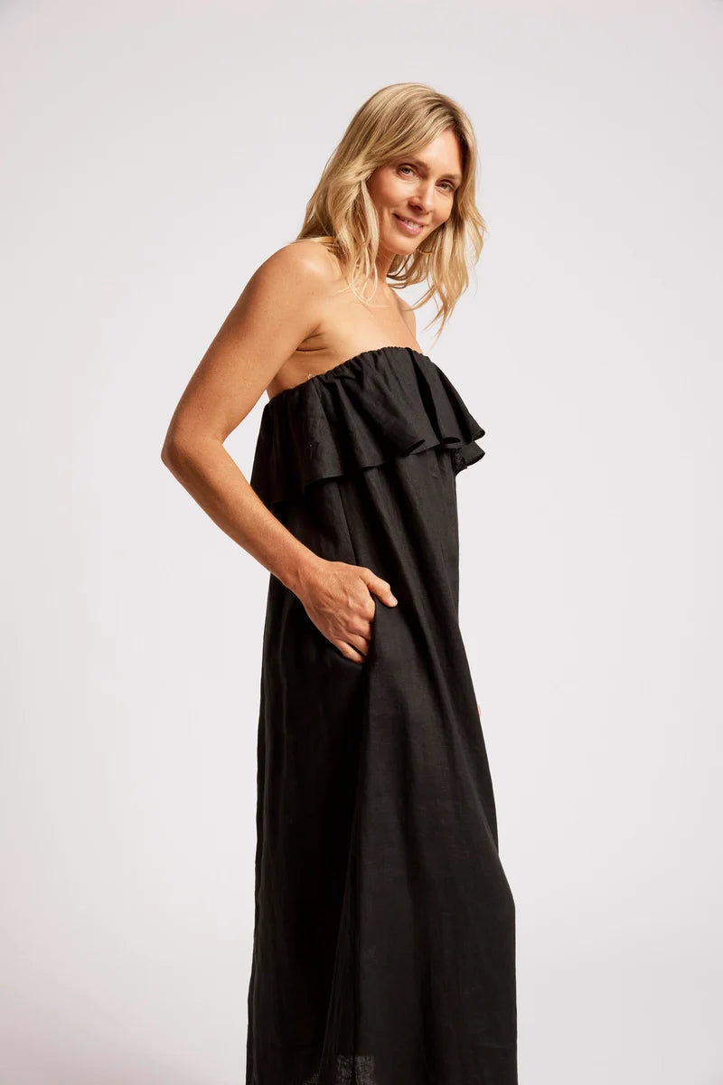 Eb & Ive Maris Strapless Dress Black