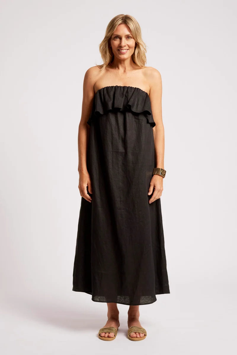 Eb & Ive Maris Strapless Dress Black