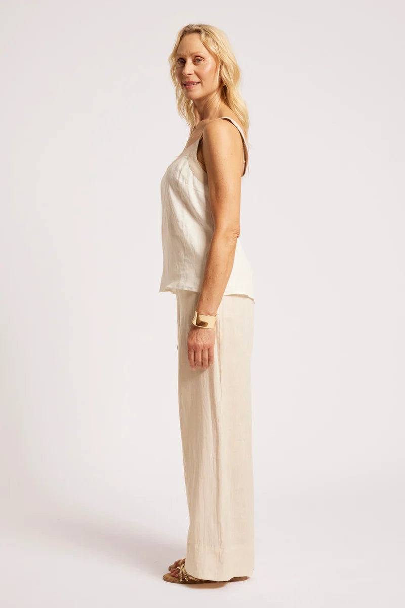 Eb & Ive Maris Splice Tank White / Tusk