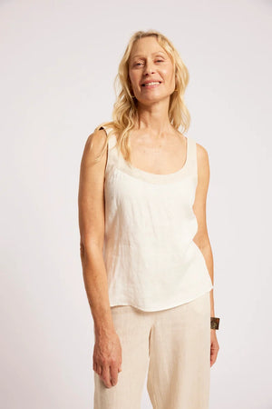 Eb & Ive Maris Splice Tank White / Tusk