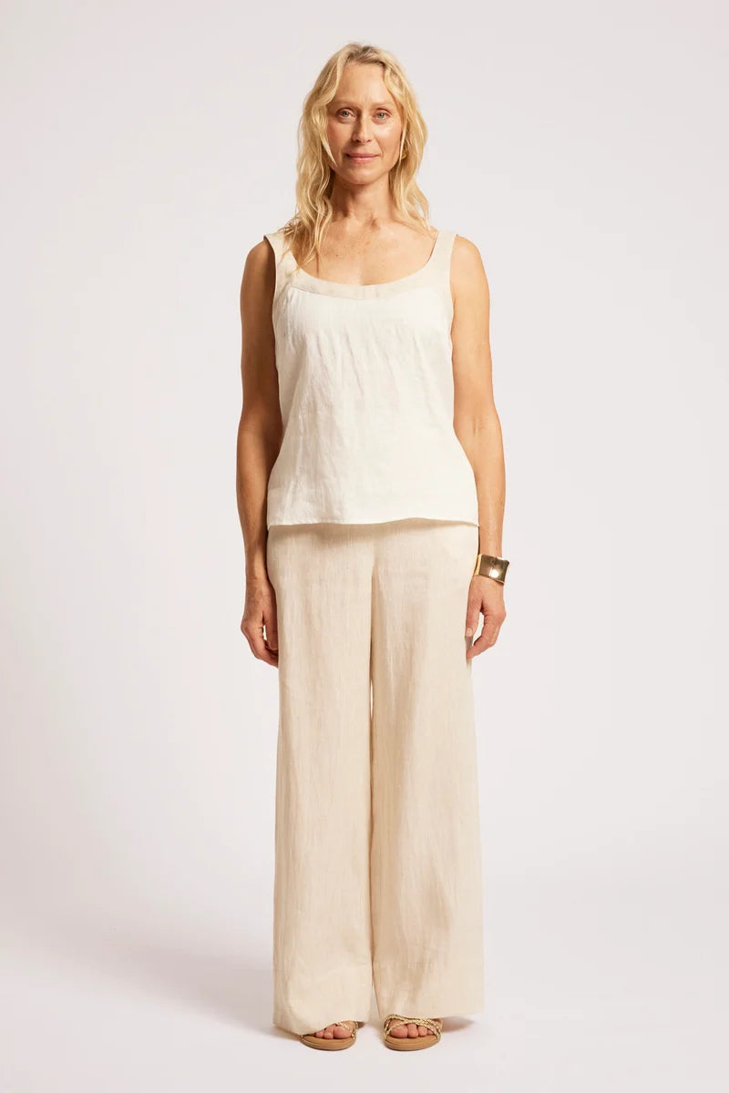 Eb & Ive Maris Splice Tank White / Tusk