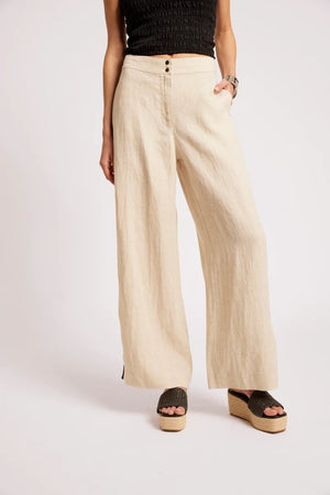 Eb & Ive Maris Splice Pant Tusk / Black