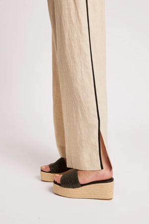 Eb & Ive Maris Splice Pant Tusk / Black