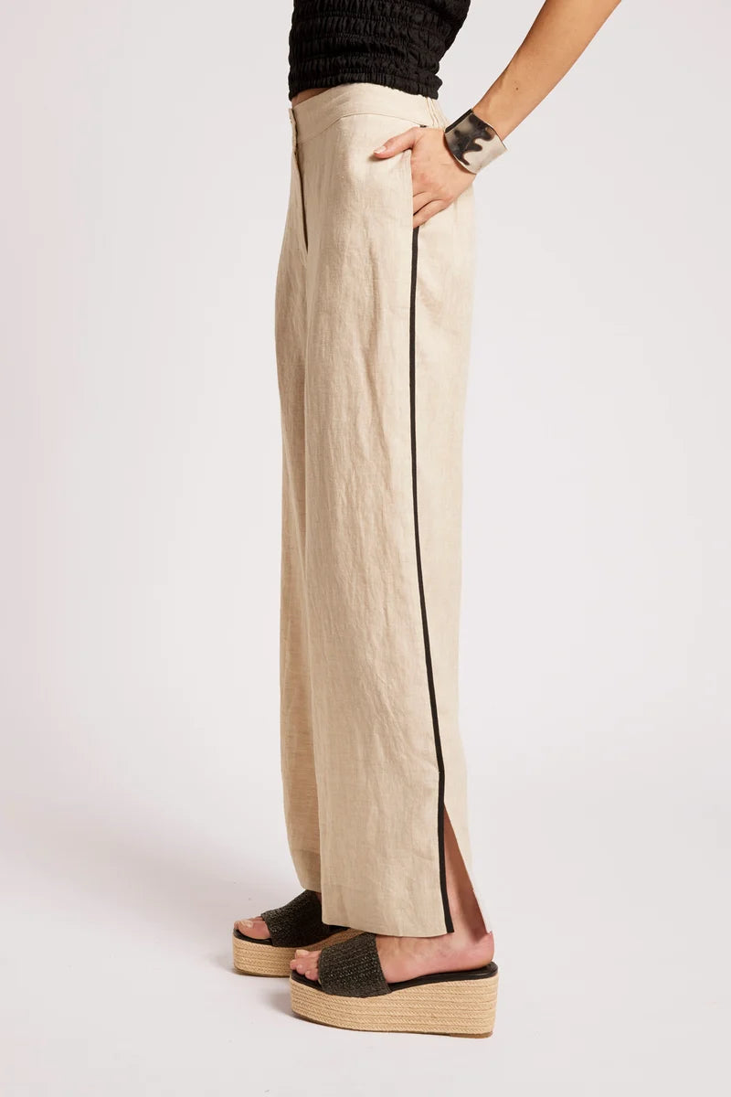 Eb & Ive Maris Splice Pant Tusk / Black