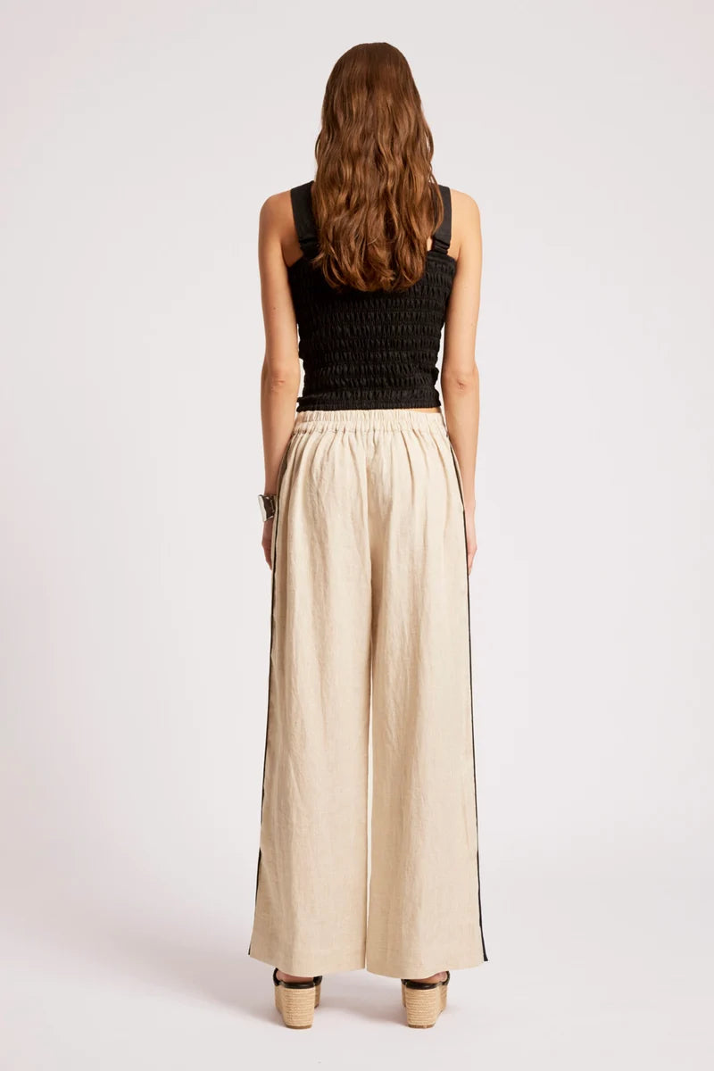 Eb & Ive Maris Splice Pant Tusk / Black