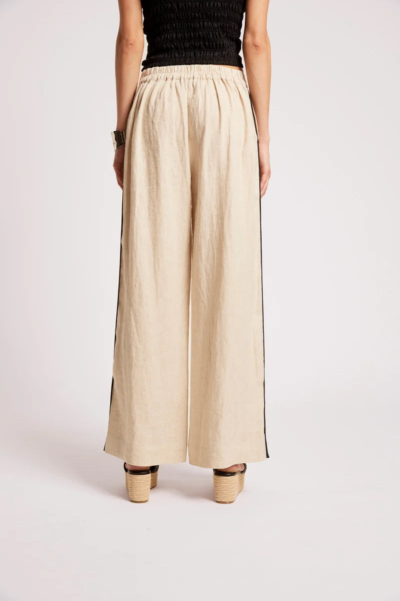 Eb & Ive Maris Splice Pant Tusk / Black