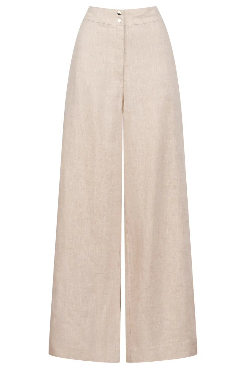 Eb & Ive Maris Splice Pant Tusk / Black