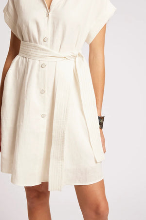 Eb & Ive Maris Shirt Dress White