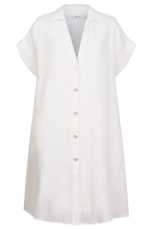 Eb & Ive Maris Shirt Dress White