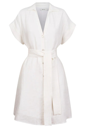 Eb & Ive Maris Shirt Dress White