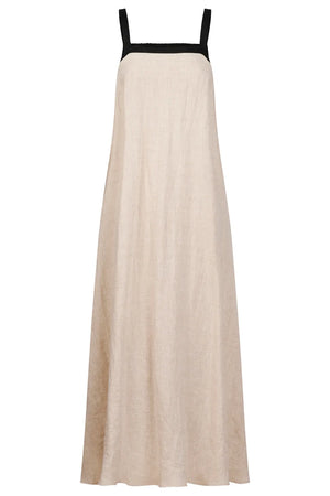 Eb & Ive Maris Splice Tank Maxi Dress Tusk / Black