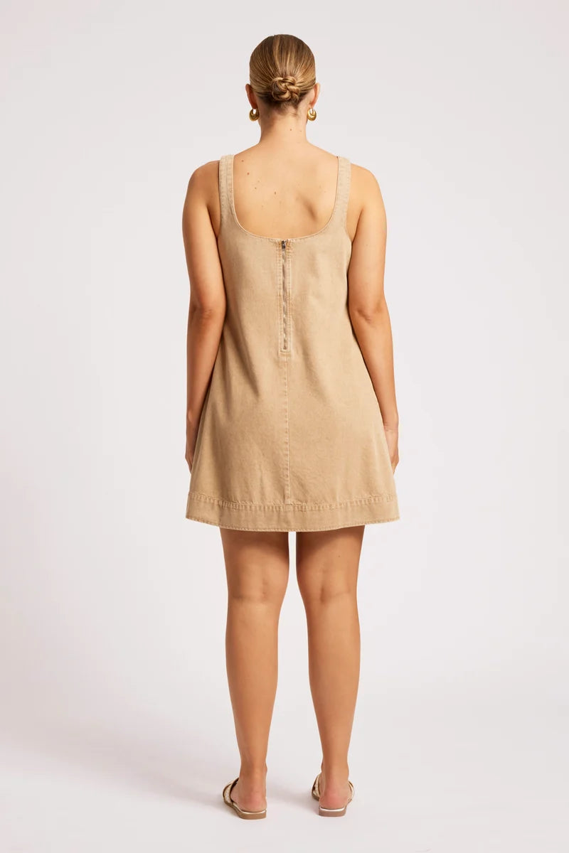 Eb & Ive Dusk Tank Dress Dune