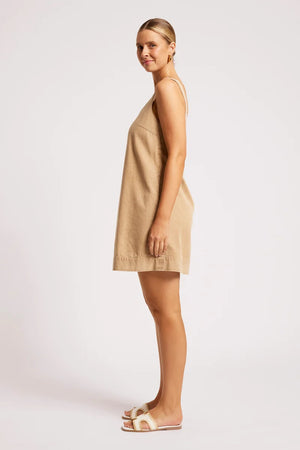 Eb & Ive Dusk Tank Dress Dune